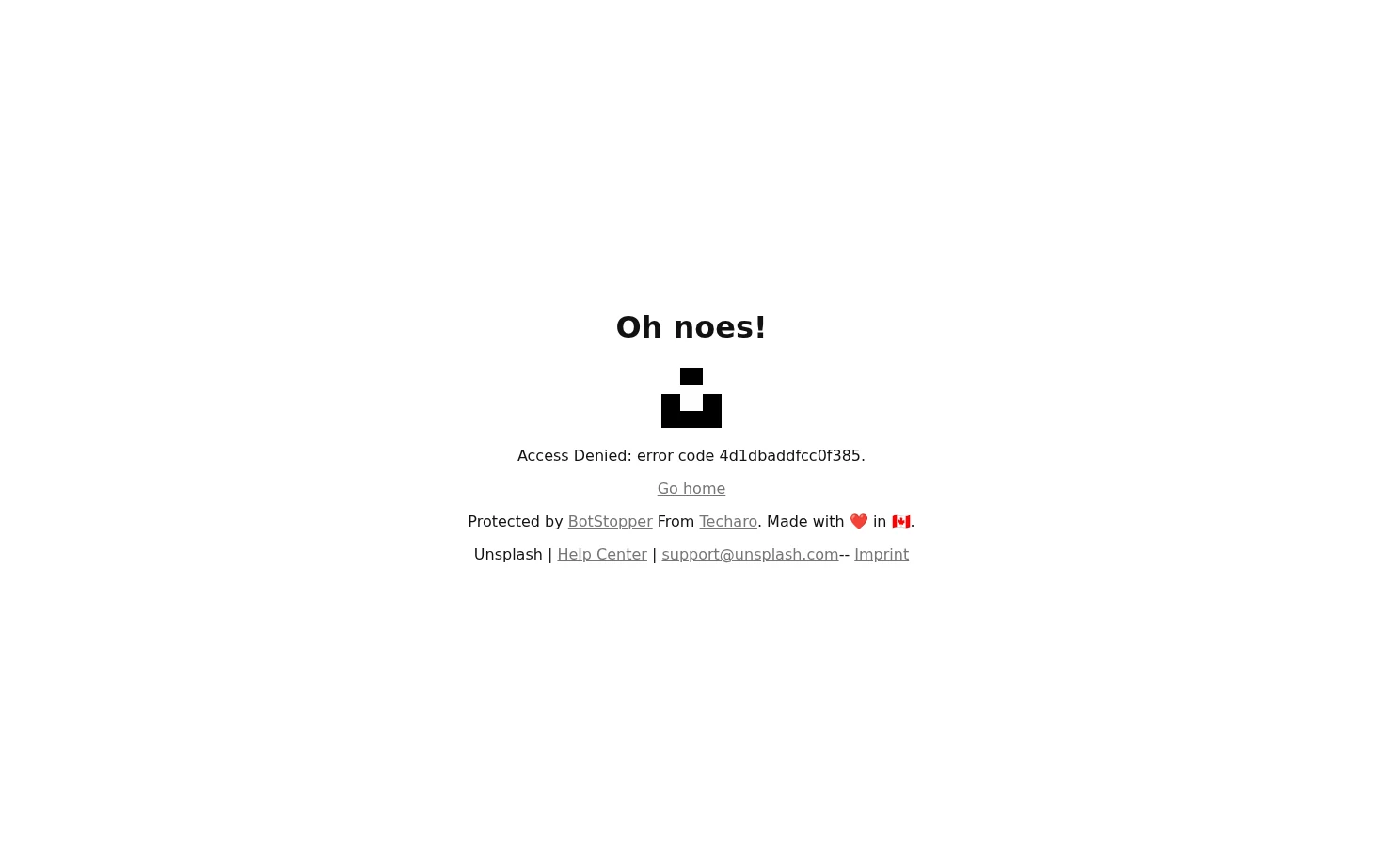 Unsplash 页面快照